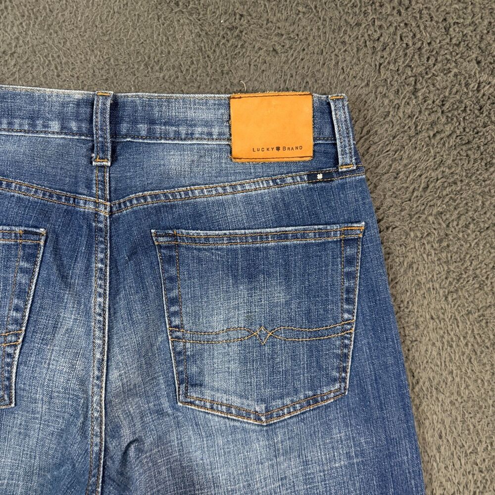 Lucky Brand Jeans Mens 31x32 Blue 363 Vintage Straight Fit Dark Wash Denim Pants - Picture 11 of 15